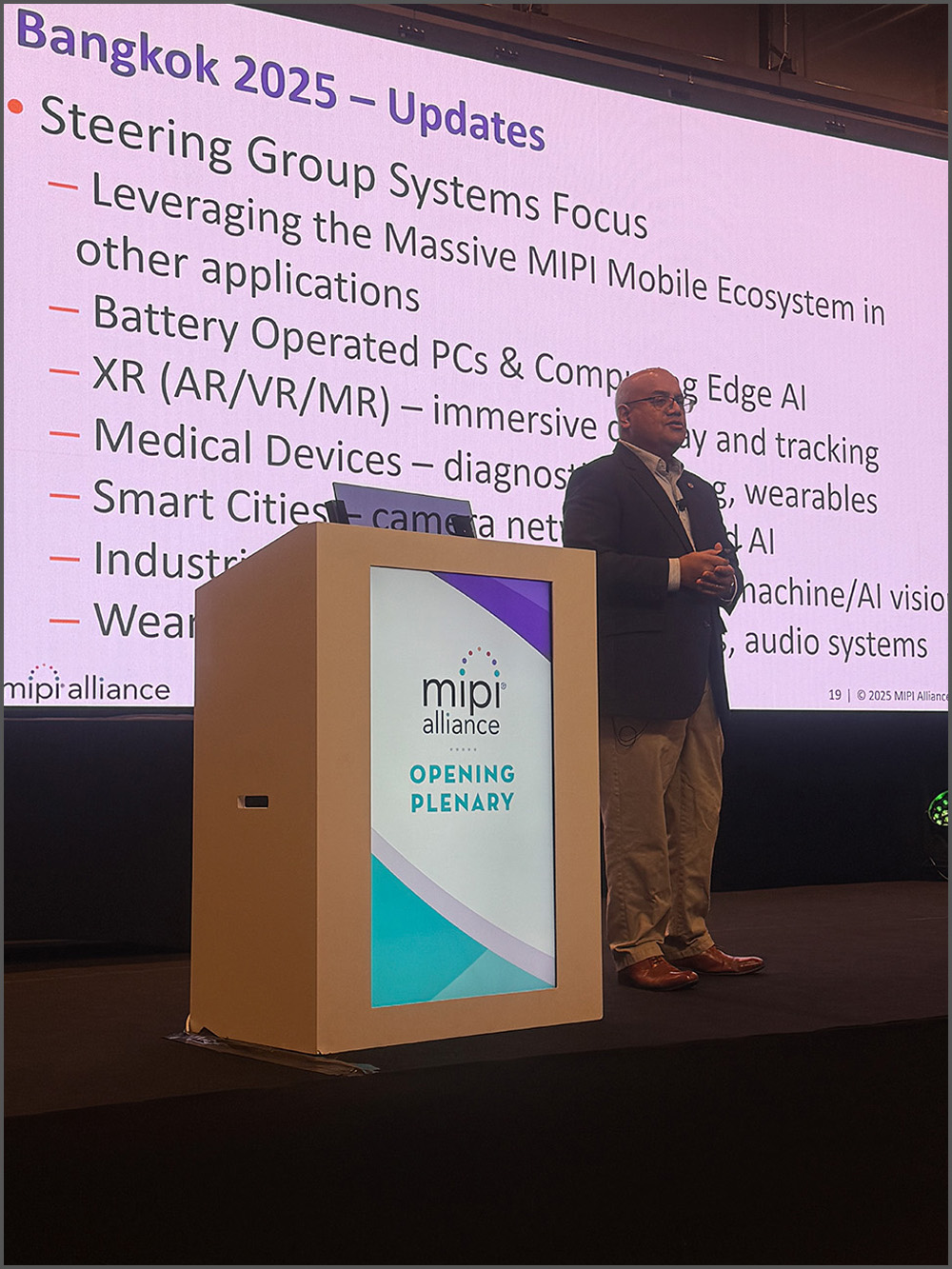 James Goel, Bangkok Opening Plenary