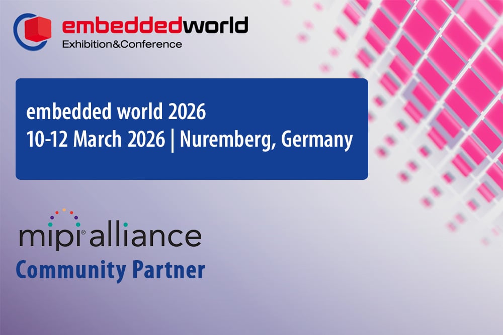 MIPI Sessions at embedded world 2026
