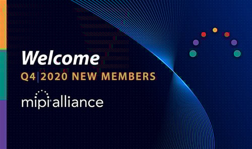 Logos of new MIPI Alliance members